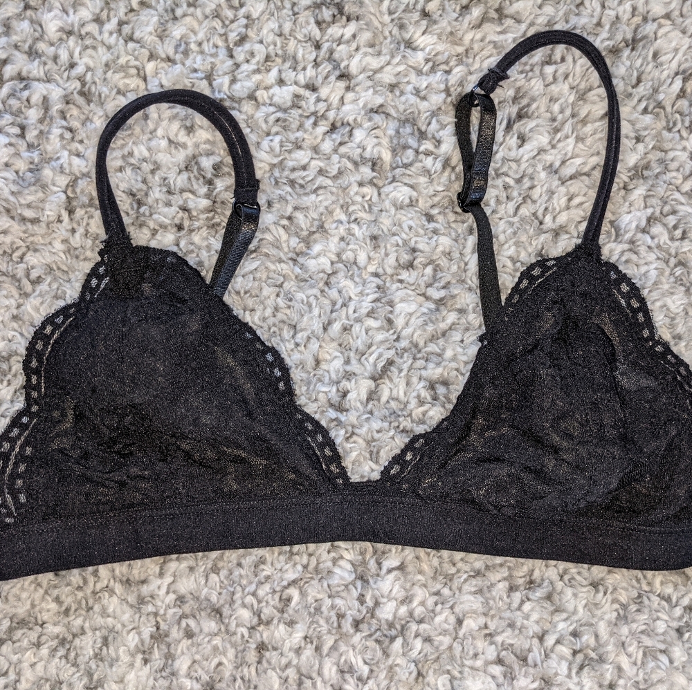 Sexy sheer lace bra size M/L